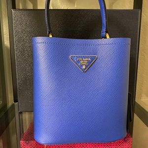 PRADA - Saffiano Leather Prada Panier Bag